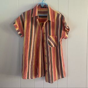 Shein button up size small